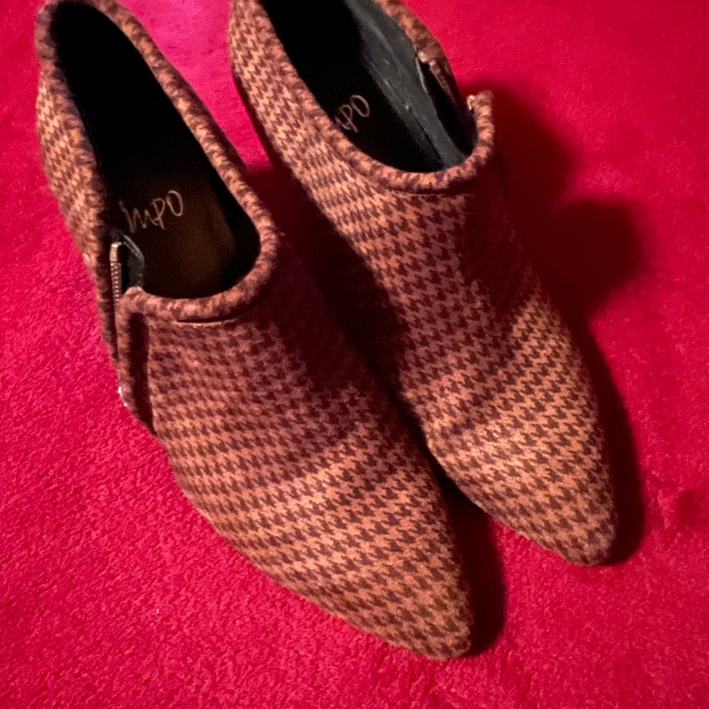 Herringbone Ankle Booties